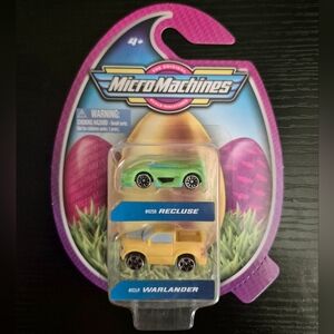 Micromachines 2-Pack - Green Recluse & Yellow Warlander NEW 🔥